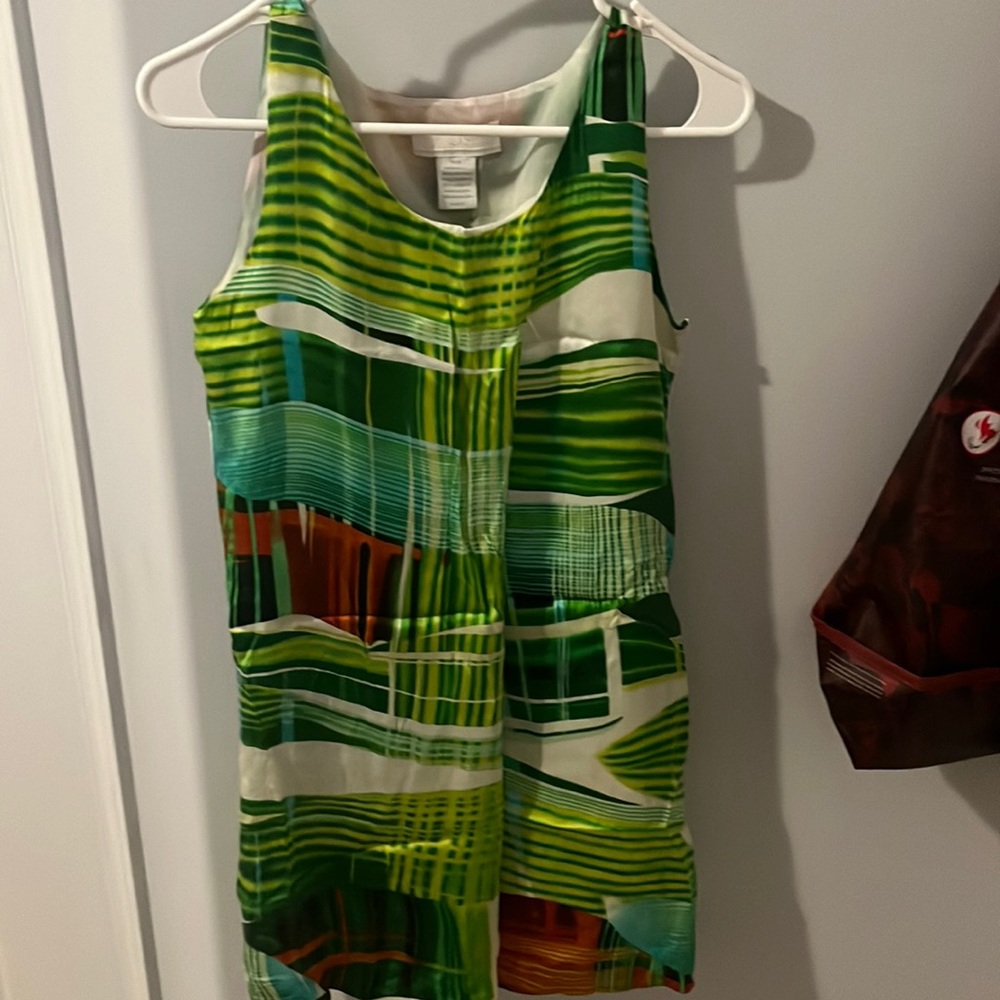 Green joe dress